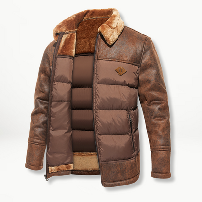 Finn™ | Stijlvolle Gevoerde Winterjas