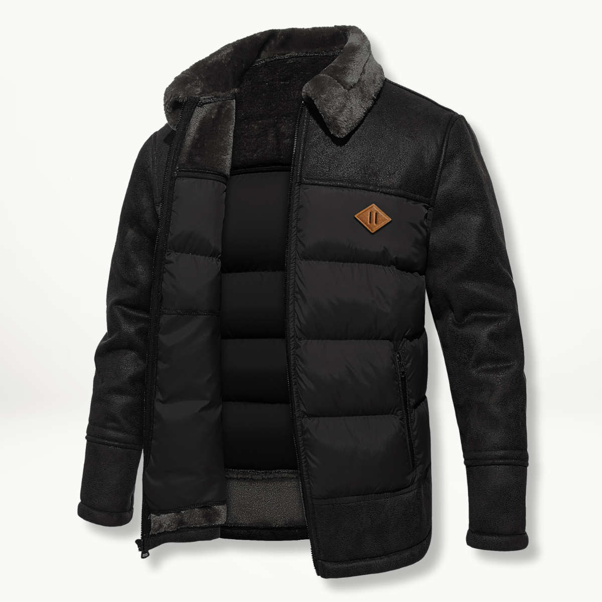 Finn™ | Stijlvolle Gevoerde Winterjas